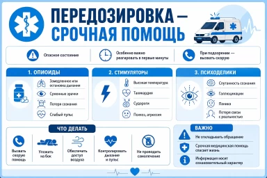 Помощь при передозировке в Ленинградской