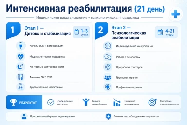 Реабилитация за 21 день в Ленинградской